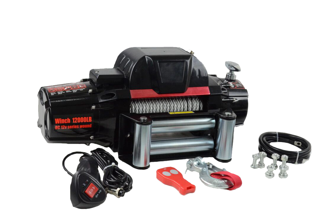 12000lbs off-round jeep electric winch