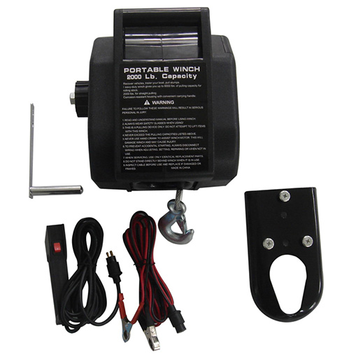 2000lbs DC boat electric winch